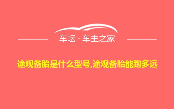 途观备胎是什么型号,途观备胎能跑多远