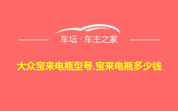 大众宝来电瓶型号,宝来电瓶多少钱