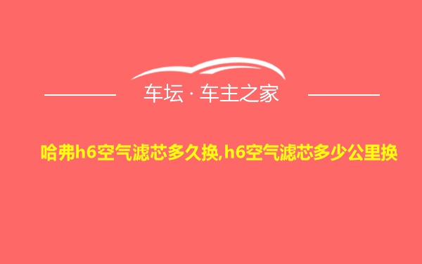 哈弗h6空气滤芯多久换,h6空气滤芯多少公里换