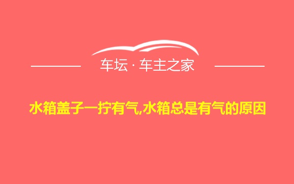 水箱盖子一拧有气,水箱总是有气的原因