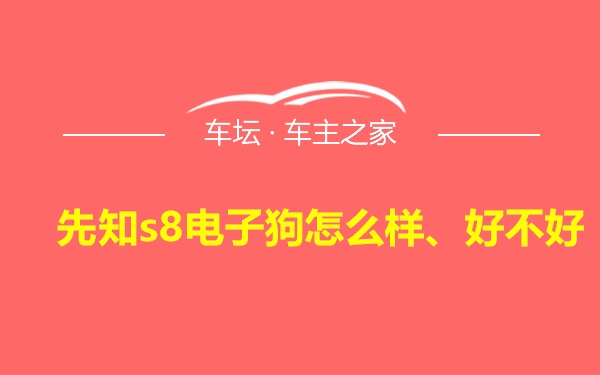 先知s8电子狗怎么样、好不好