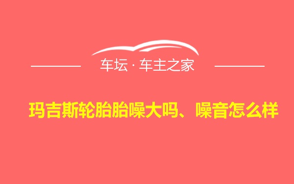 玛吉斯轮胎胎噪大吗、噪音怎么样